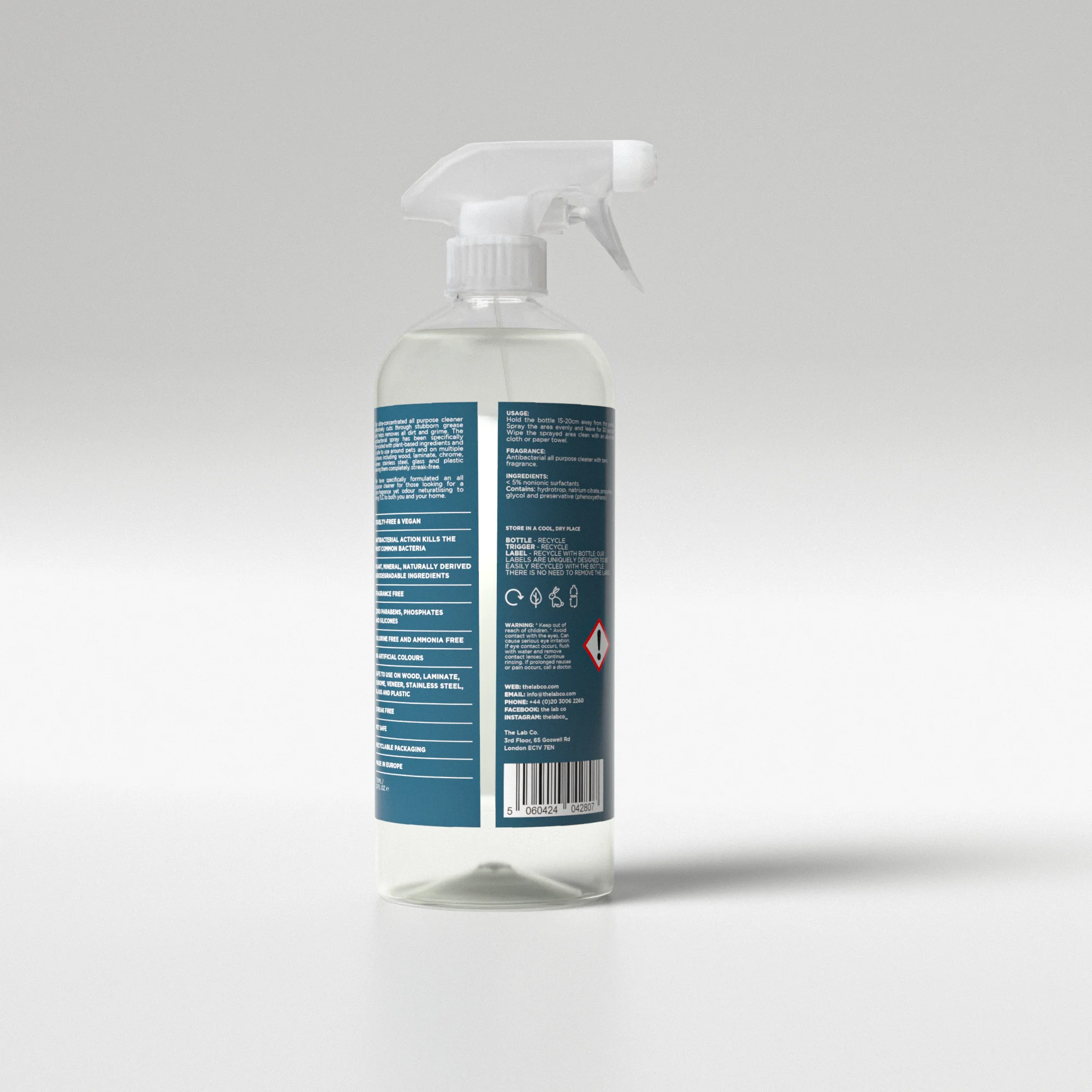 Fragrance Free All Purpose Cleaner 750ml - Image 3