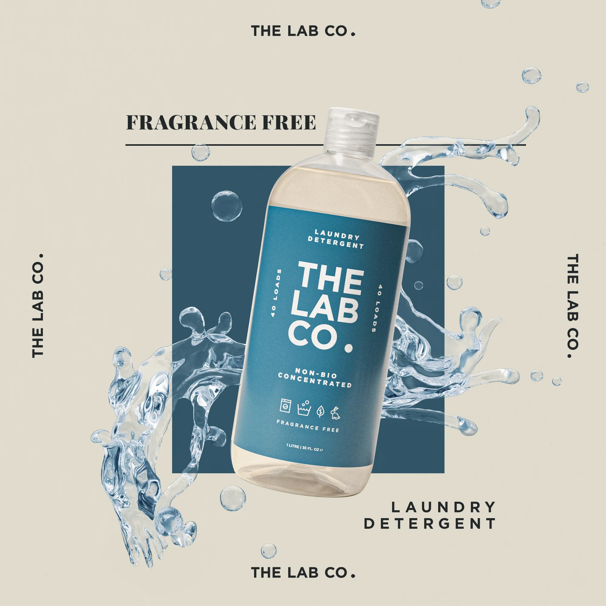Fragrance Free Laundry Detergent 1 Litre - Image 4