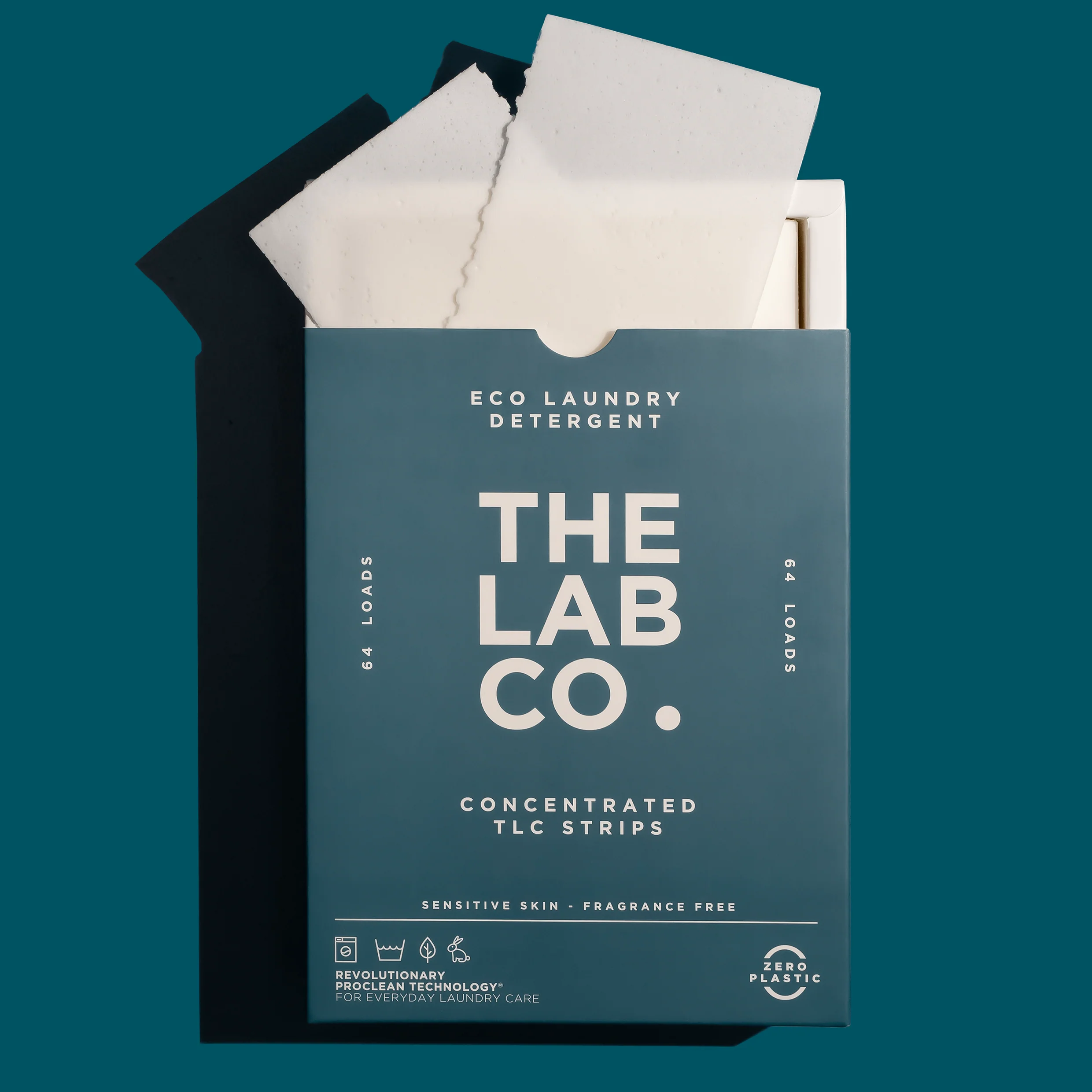 Fragrance Free Laundry Detergent Strips 64 Loads - Image 3