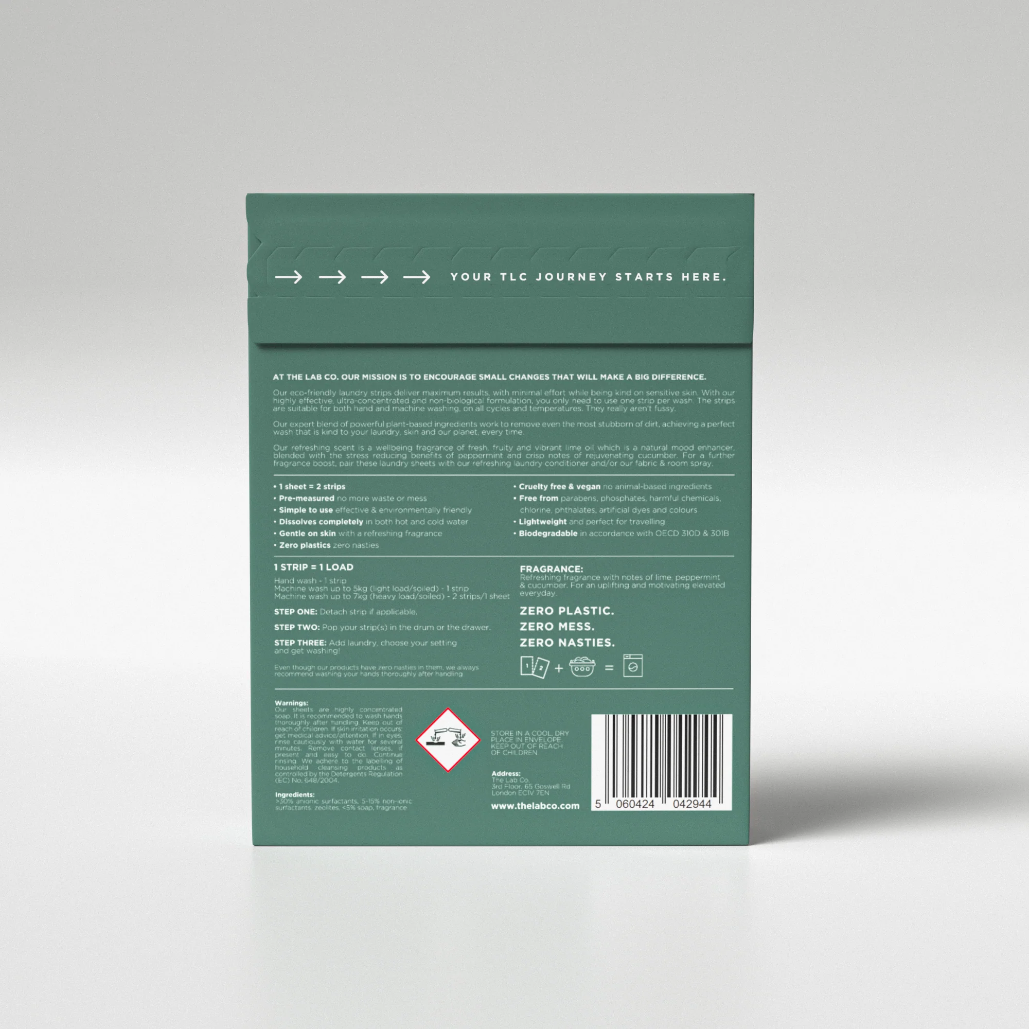 Refreshing Laundry Detergent Strips 64 Loads - Image 4