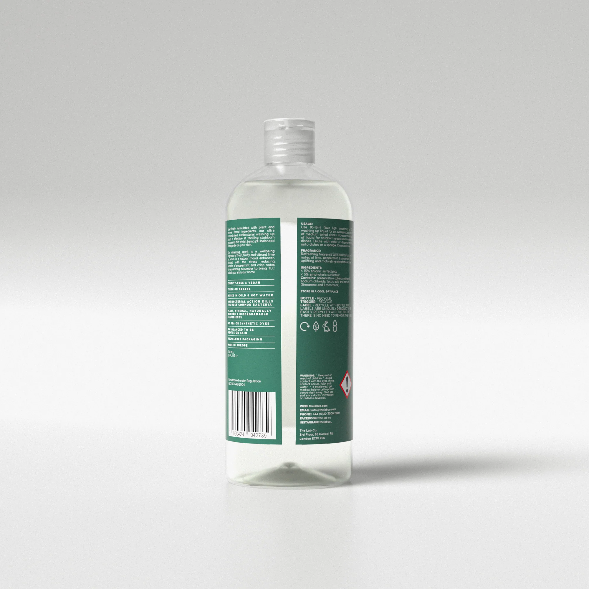 Refreshing Washing Up Liquid 750ml - Image 4