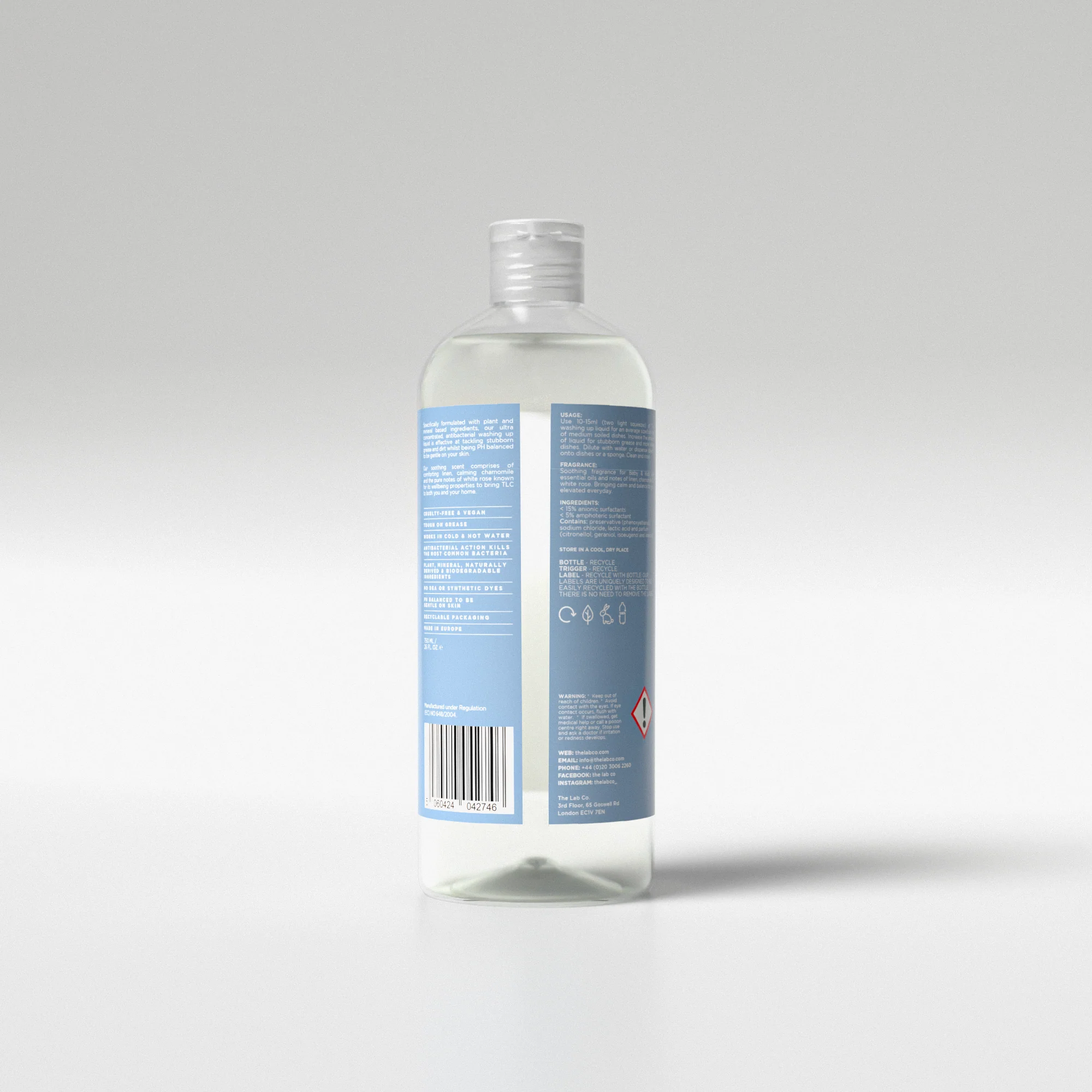 Soothing Washing Up Liquid 750ml - Image 5